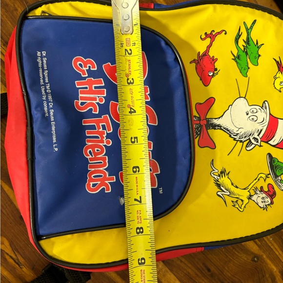 Vintage Dr.Seuss Backpack Vinyl 1997 - Picture 10 of 13